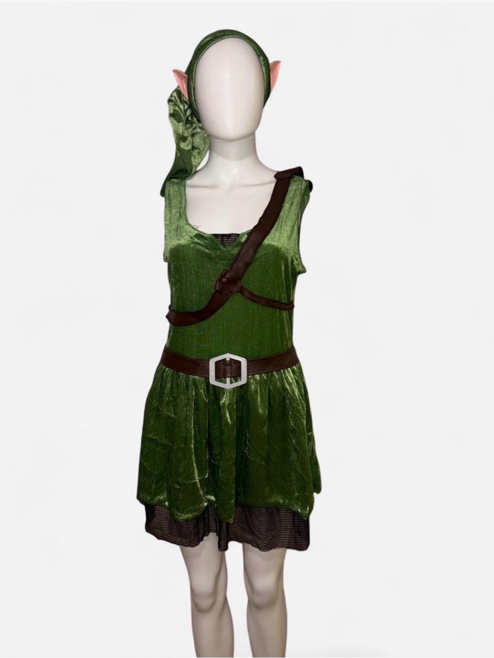 Women's Zelda costume size large with ears and sword